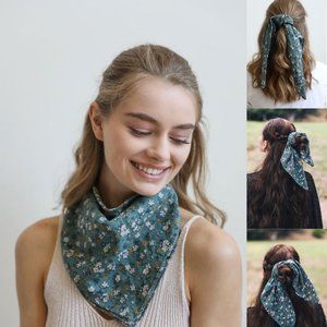 Spring Blossom Floral Bandana